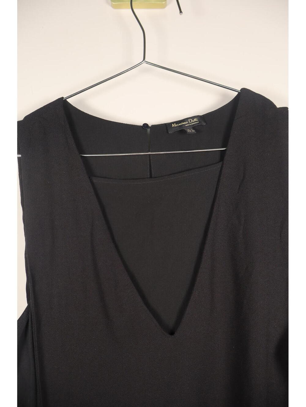 Massimo Dutti black sleeveless top size Large - Picture 3 of 7